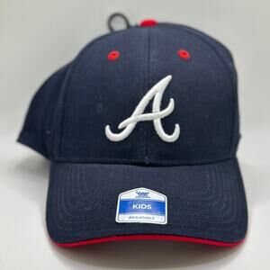 Kids Atlanta Braves Hat- Kids One Size Adjustable New with tags